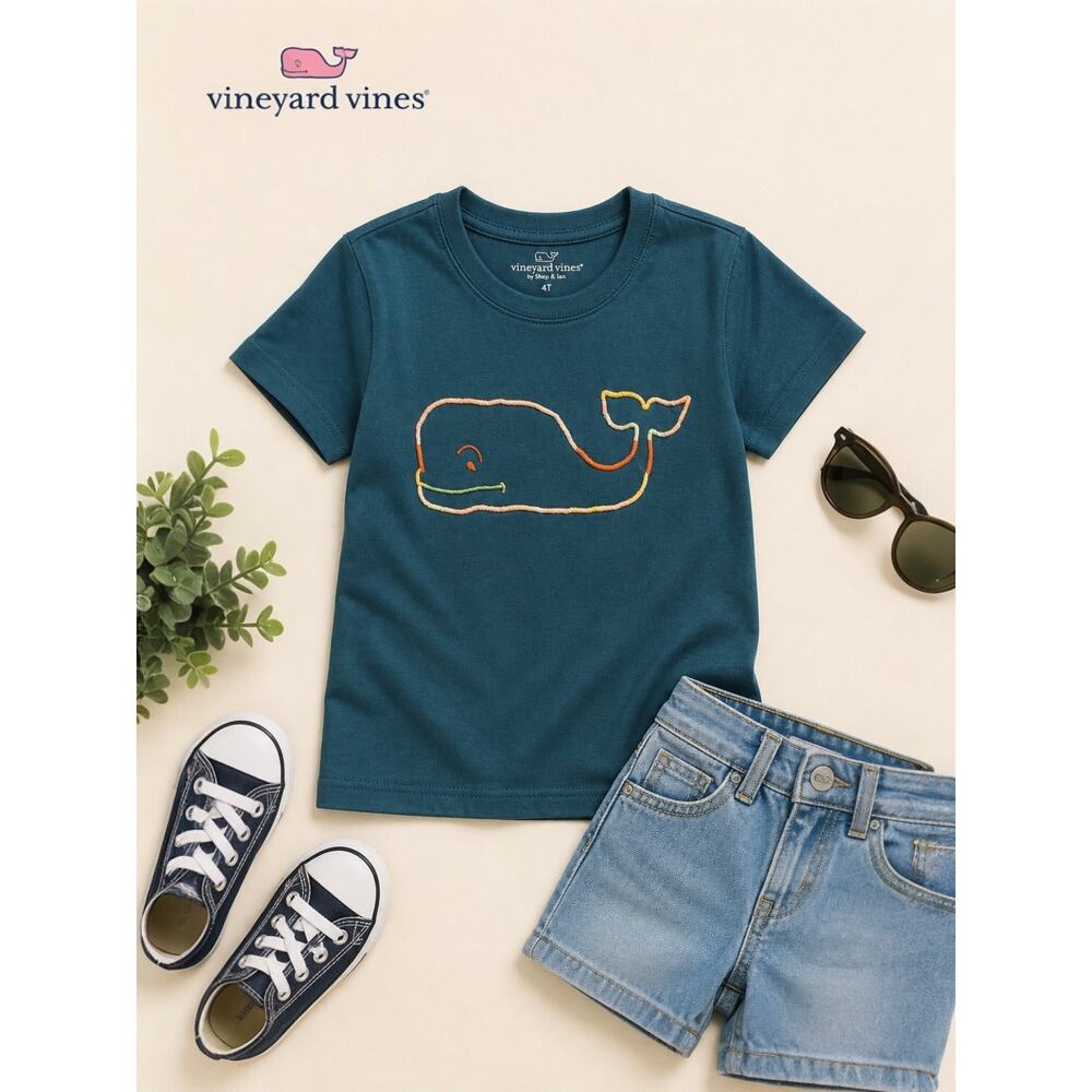 Vineyard Vines Kid’s Tee w/ Whale Sz. S